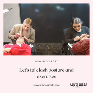 Sore back from lashing? Lets talk lash posture and exercises