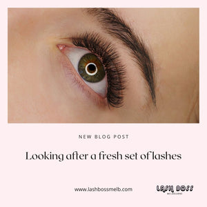 How to look after a fresh set of eyelash extensions