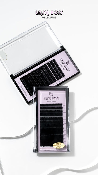 Easy Fan Lash Trays 0.05mm C & D Curl