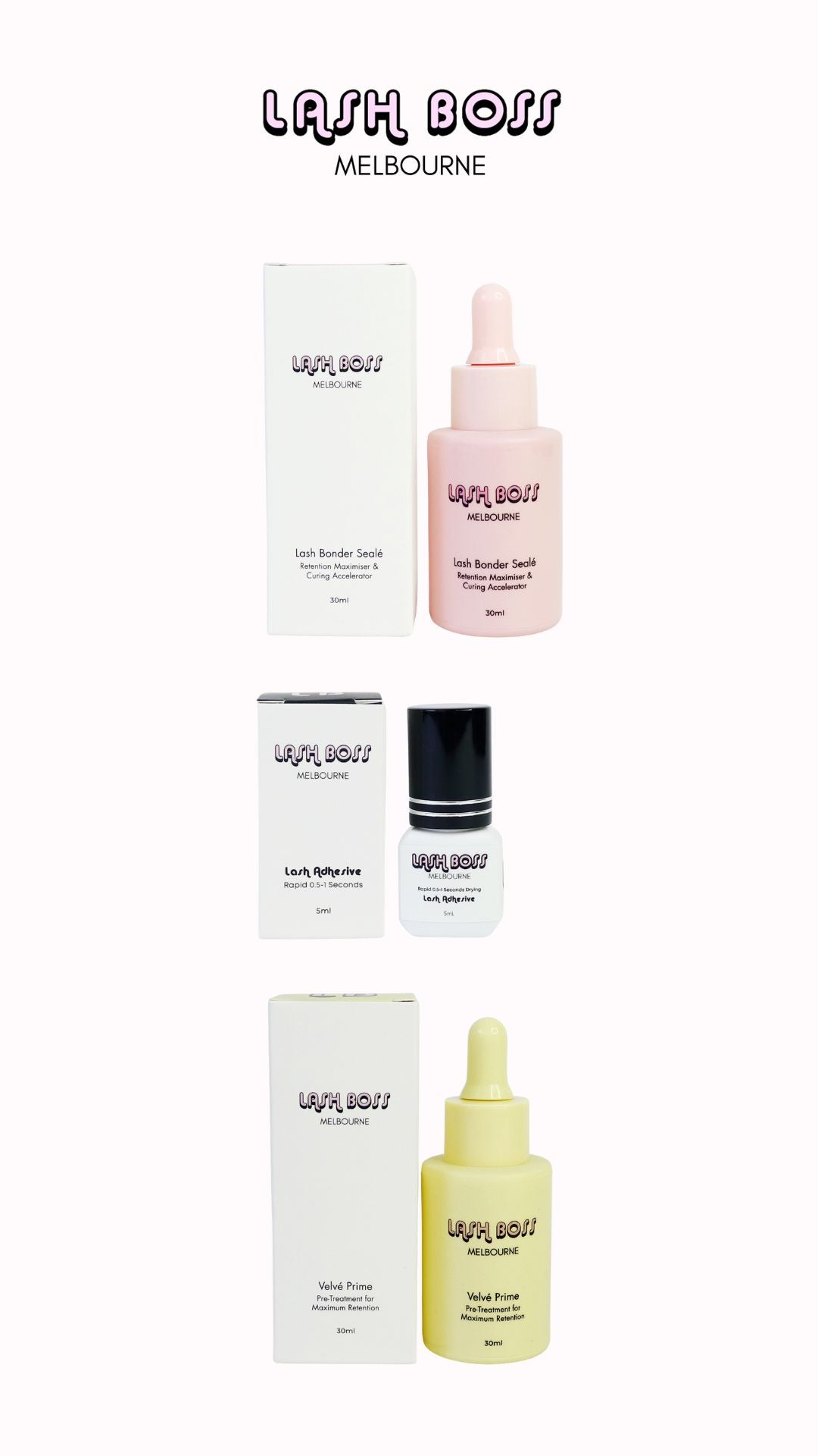 Lash essentials bundle- by Lash Boss Melbourne