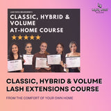 Classic, Hybrid & Volume Eyelash Extensions At-home/Online