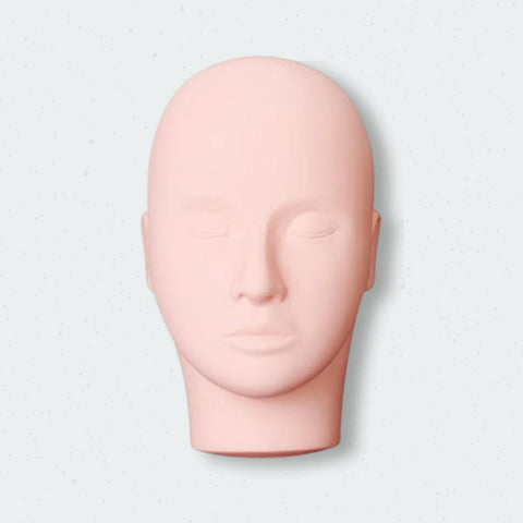 Mannequin head for the practising of eyelash extension applications. Used by lash trainers and students. Lash supplies and courses by Lash Boss Melbourne