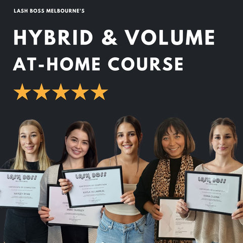 Hybrid & Volume Eyelash Extension Course - At Home/Online